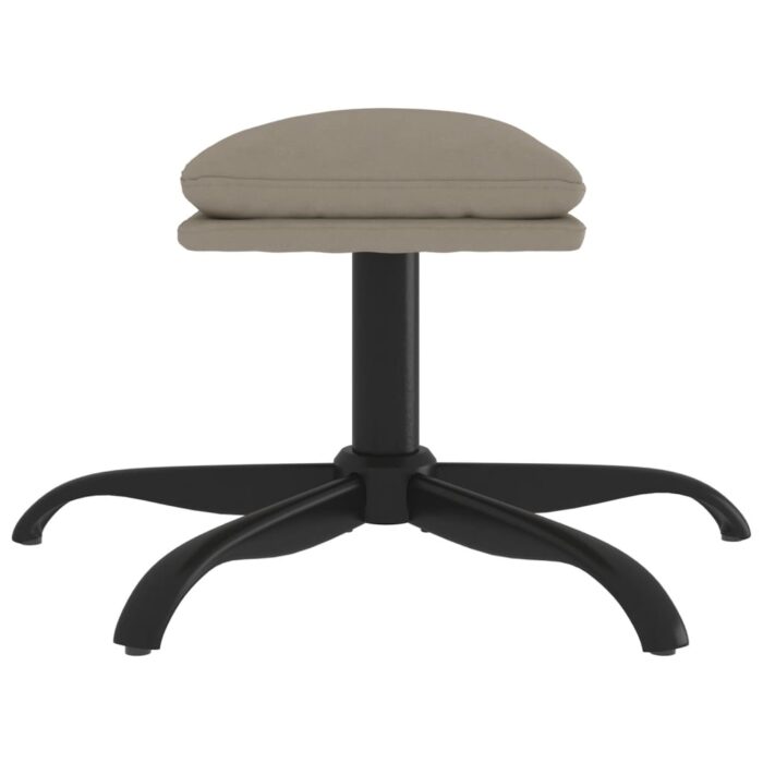 Fusshocker Dunkelgrün 60x60x36 cm Samt – Bild 4