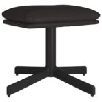 Fusshocker Creme 60x60x36 cm Kunstleder – Bild 2