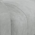 Relaxsessel Hellgrau Samt – Bild 7