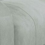 Massagesessel Hellgrau Samt – Bild 8