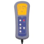 Massagesessel Hellgrau Stoff – Bild 9