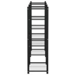 Blumenständer 83x25x80 cm Schwarz Eisen – Bild 4