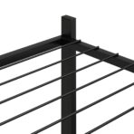 Blumenständer 83x25x80 cm Schwarz Eisen – Bild 5