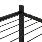 Blumenständer 83x25x80 cm Schwarz Eisen – Bild 5