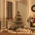 LED-Lichterkette mit 400 LEDs Warmweiss 7,4 m PVC