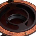 Globus-Bar Braun Massivholz Eukalyptus – Bild 7