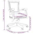 Bürodrehstuhl Leinen – Bild 9