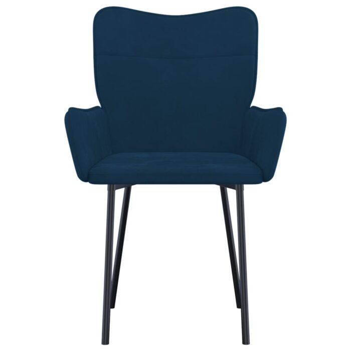 Esszimmerstühle 2 Stk. Hellgrau Samt – Bild 4