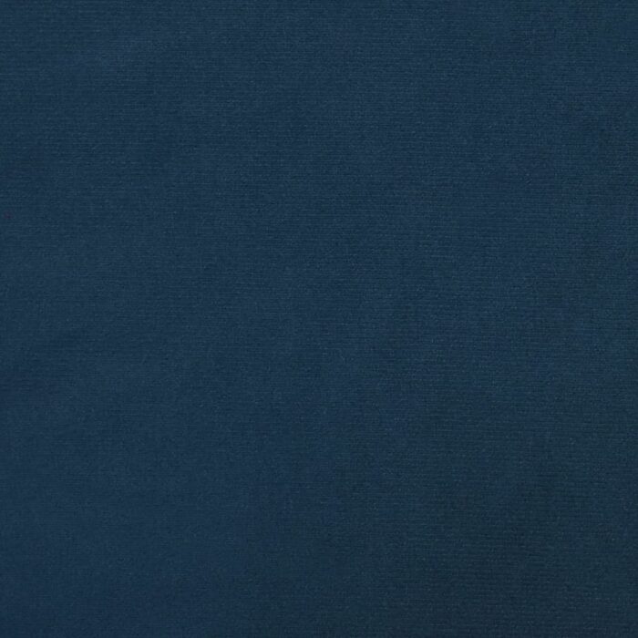 Bürostuhl Drehbar Blau Samt – Bild 8