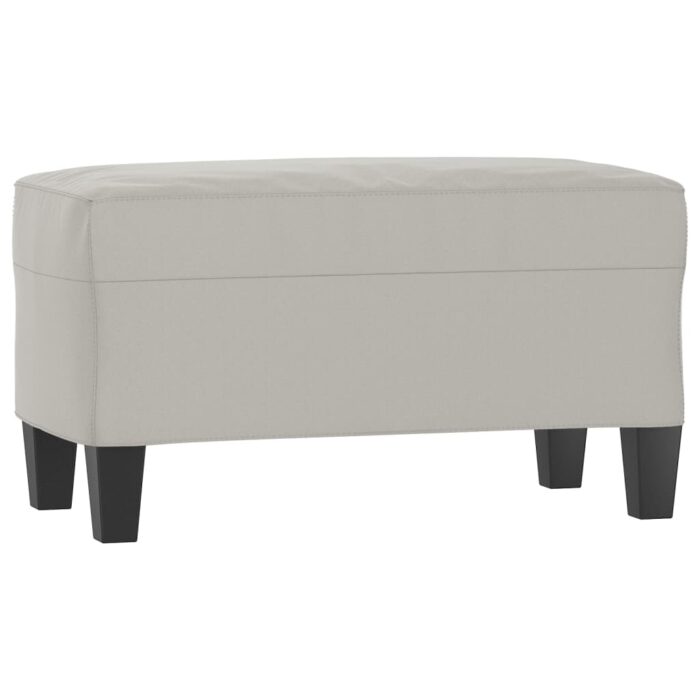 Sitzbank Taupe 70x35x41 cm Mikrofasergewebe – Bild 2