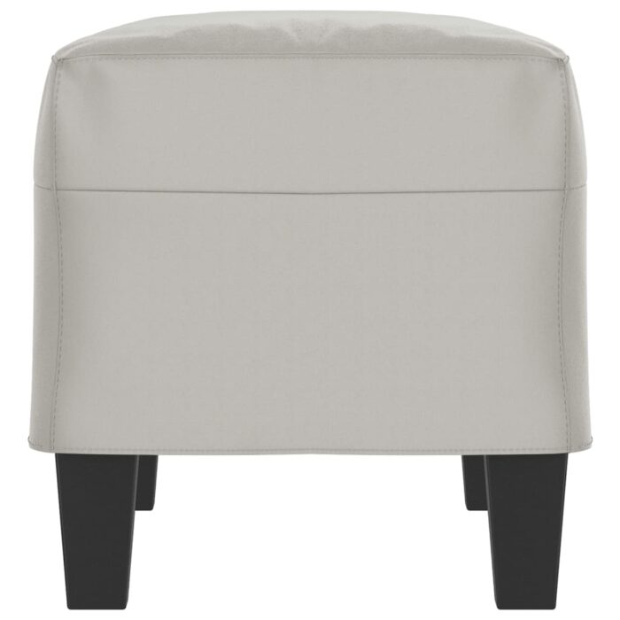 Sitzbank Taupe 70x35x41 cm Mikrofasergewebe – Bild 4