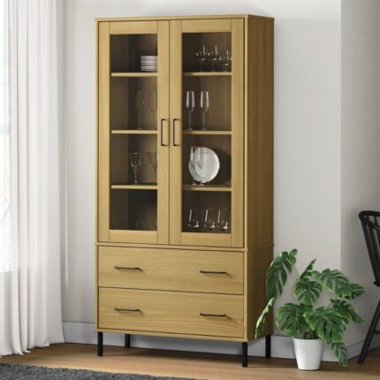 Bücherschrank OSLO Metallbeine