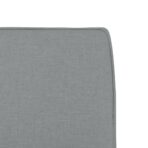 Loungesessel Hellgrau 52x75x76 cm Stoff – Bild 6