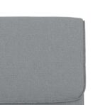 Loungesessel Hellgrau 55x64x80 cm Stoff – Bild 6