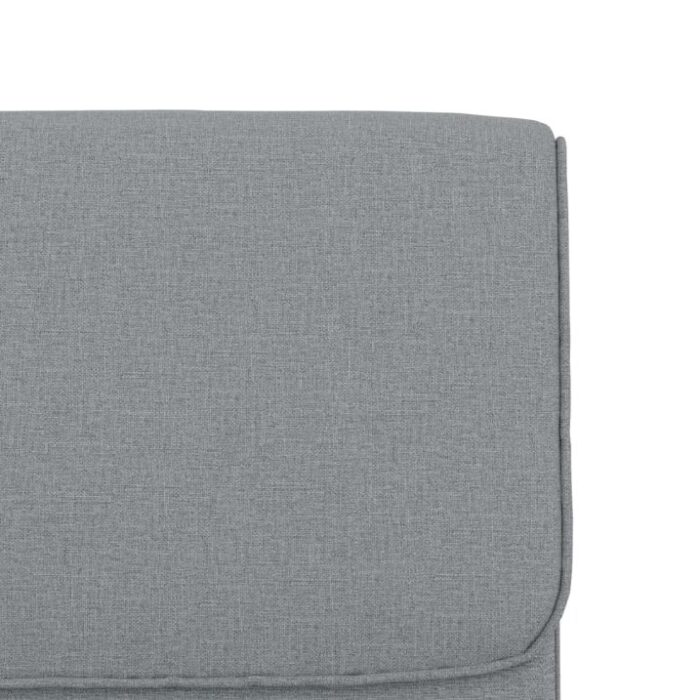 Loungesessel Hellgrau 55x64x80 cm Stoff – Bild 6