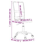 Bürostuhl Schwarz Netz – Bild 9