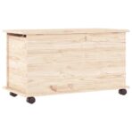 Truhe mit Rollen ALTA - Massivholz Kiefer – Bild 4