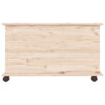 Truhe mit Rollen ALTA - Massivholz Kiefer – Bild 5