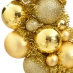 Weihnachtskranz Golden 45 cm Polystyrol – Bild 3