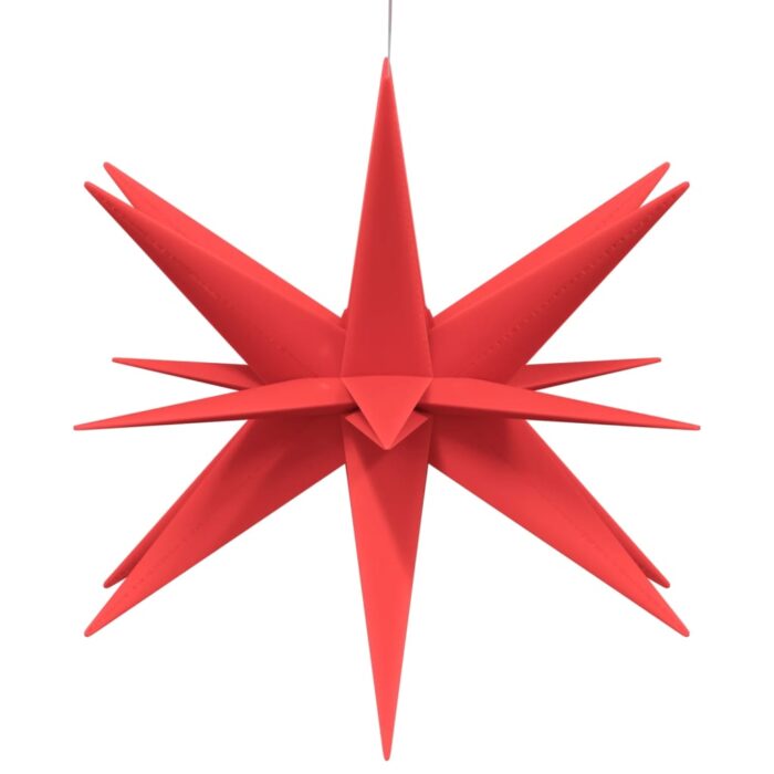 LED-Weihnachtssterne 3 Stk. Faltbar Rot – Bild 6