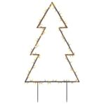 Weihnachtsbaum mit Erdspiessen und 115 LEDs 90 cm – Bild 2