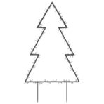 Weihnachtsbaum mit Erdspiessen und 115 LEDs 90 cm – Bild 5