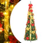 Pop-Up-Weihnachtsbaum Künstlich 50 LEDs Grün 120 cm