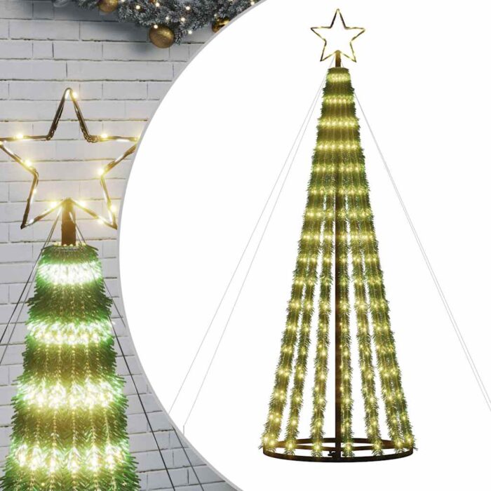 LED Weihnachtsbaum 275 LEDs Warmweiss 180 cm – Bild 2