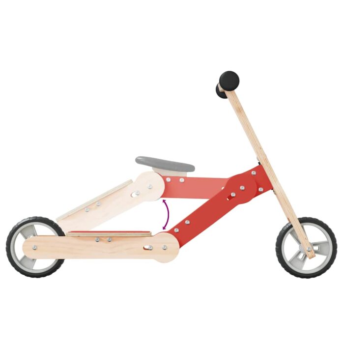 Kinderroller 2-in-1 Rot – Bild 11