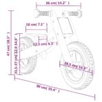 Laufrad für Kinder Rot – Bild 13