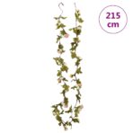 Blumengirlanden Blumen 6 Stk. Champagnerfarben 215 cm – Bild 7