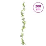 Blumengirlanden Blumen 6 Stk. Weiss 200 cm – Bild 7