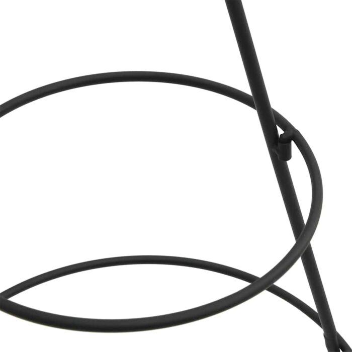 Metall-Weihnachtsbaum Deko Schwarz 60 cm – Bild 6