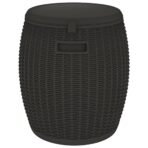 4-in-1 Gartenbox Schwarz Polypropylen – Bild 6