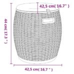 4-in-1 Gartenbox Schwarz Polypropylen – Bild 9