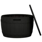 3-in-1 Gartenbox Schwarz Polypropylen – Bild 4
