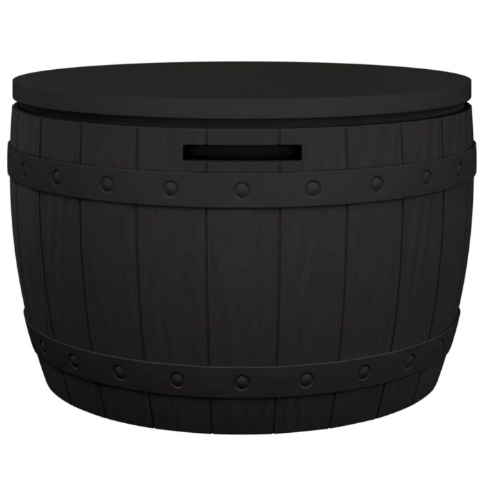 3-in-1 Gartenbox Schwarz Polypropylen – Bild 5