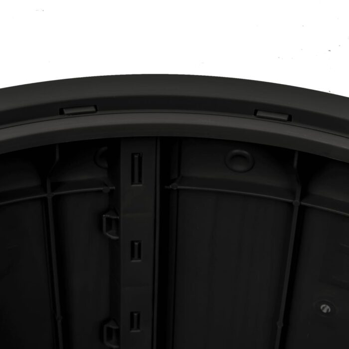 3-in-1 Gartenbox Schwarz Polypropylen – Bild 6