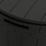 3-in-1 Gartenbox Schwarz Polypropylen – Bild 7