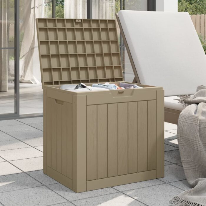 Gartenbox Grau 55,5x43x53 cm Polypropylen – Bild 3