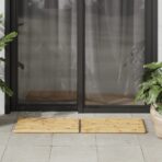 Badematten 2 Stk. 50x35 cm Bambus – Bild 4