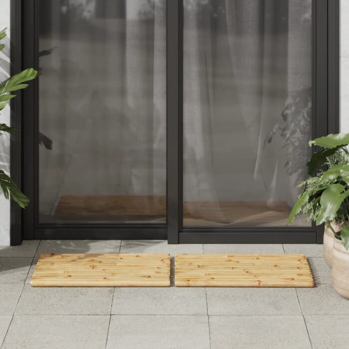 Badematten 2 Stk. 50x35 cm Bambus – Bild 4