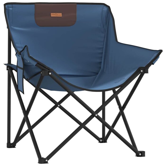 Campingstühle 2 Stk. mit Tasche Klappbar Blau – Bild 4