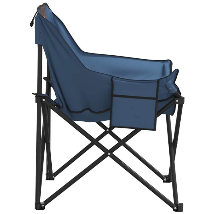 Campingstühle 2 Stk. mit Tasche Klappbar Blau – Bild 7