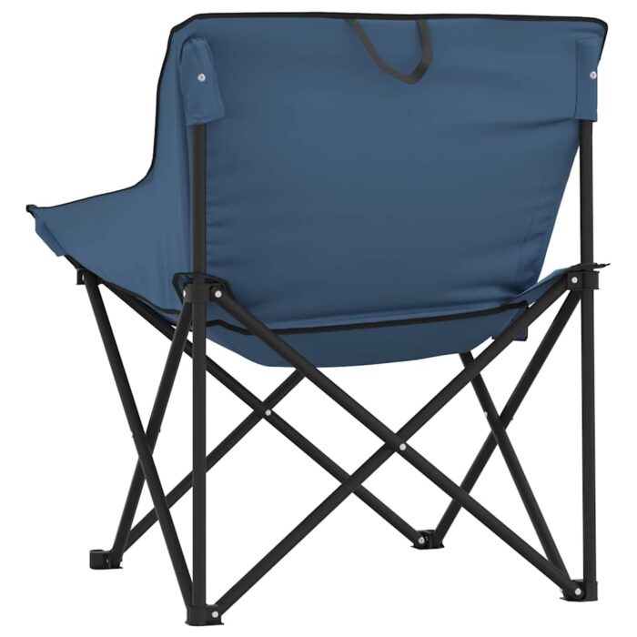 Campingstühle 2 Stk. mit Tasche Klappbar Blau – Bild 8