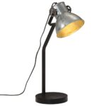Schreibtischlampe 25 W Vintage-Silber 17x17x60 cm E27