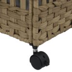 Wäschekorb mit Rollen 66x35x60 cm Rattan – Bild 9