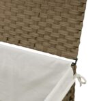Wäschekorb mit Deckel 55,5x35x34 cm Poly Rattan – Bild 8