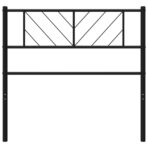 Ersatz-Kopfteil Metall Schwarz 75 cm – Bild 3