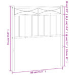 Ersatz-Kopfteil Metall Schwarz 75 cm – Bild 6